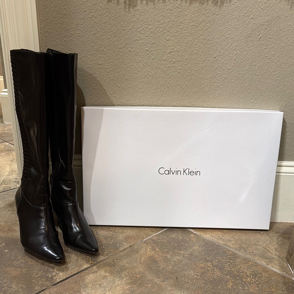 Calvin Klein Women's Black Knee-High Boots